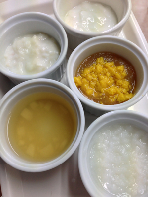 今日の離乳食前期